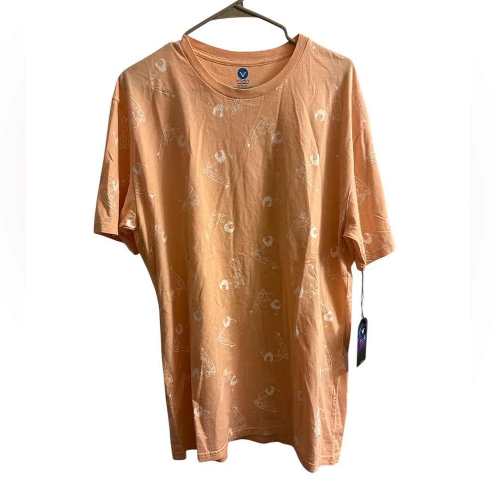 Vast surfing Yogi Light coral pink Graphic Tee